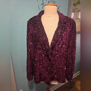 Sophisticated Nanette Lepore Sequin Blazer Jacket
